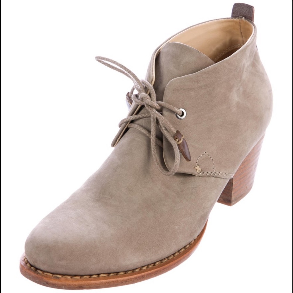 Rag & Bone Leighton Nubuck Suede Lace Up Booties
